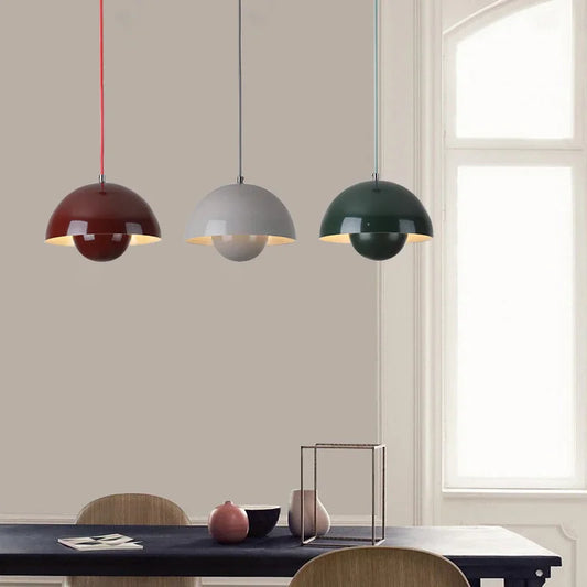 Modern Minimalist Ceiling Lamp with Adjustable Cable and Warm White Light