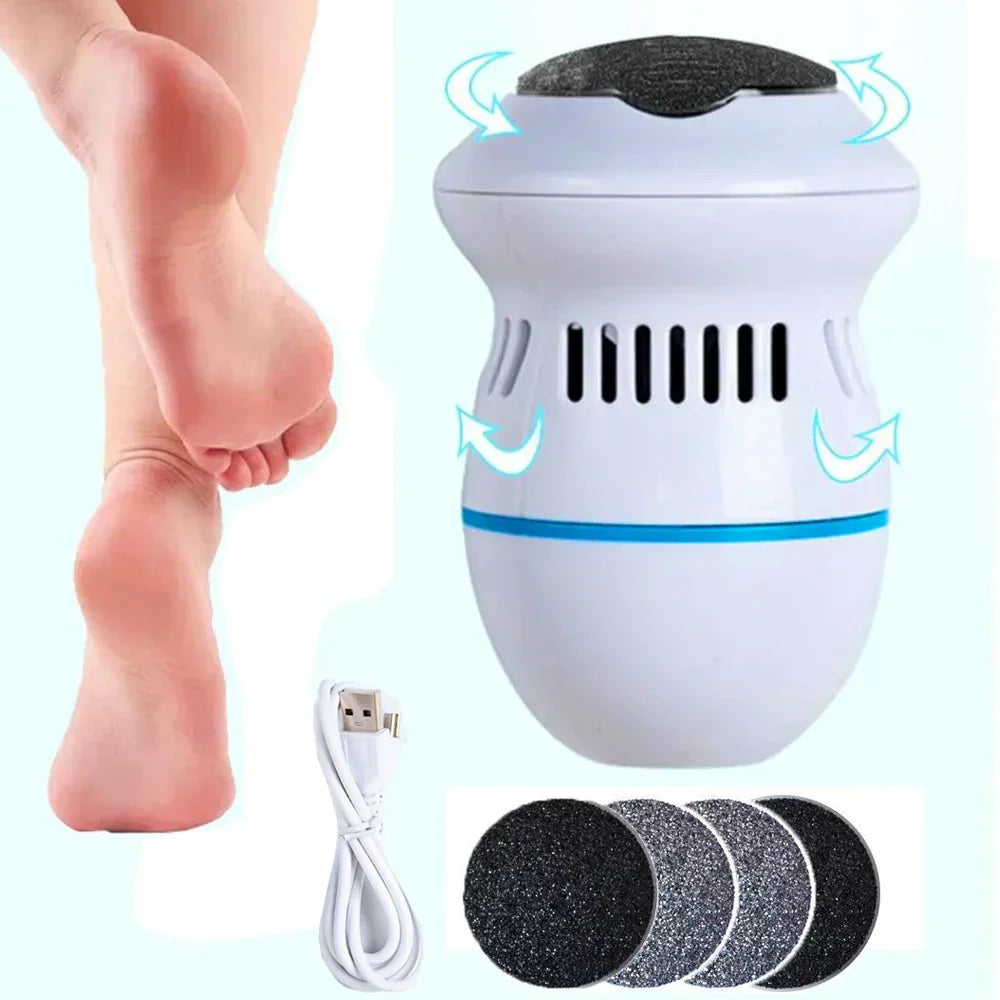 Electric Callus Remover with Suction System for Smooth Feet