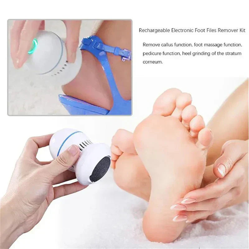 Electric Callus Remover with Suction System for Smooth Feet