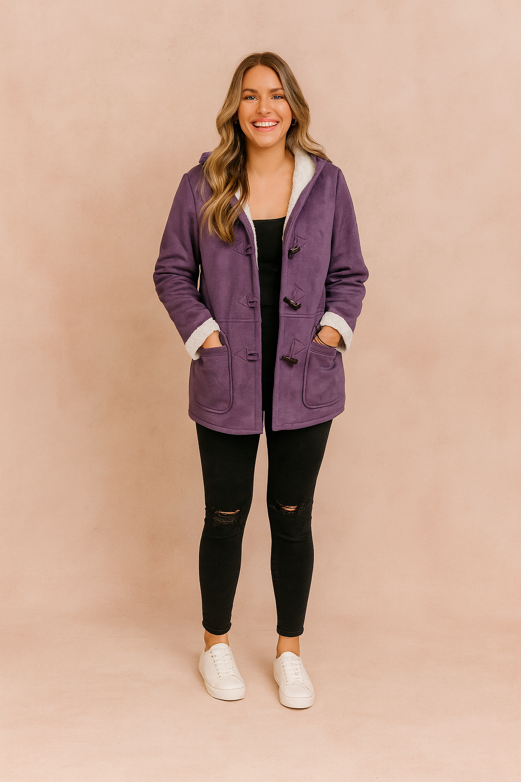 Hooded Insulated Women's Winter Jacket