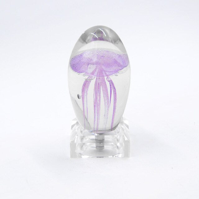 Color-Changing Jellyfish Crystal Night Light