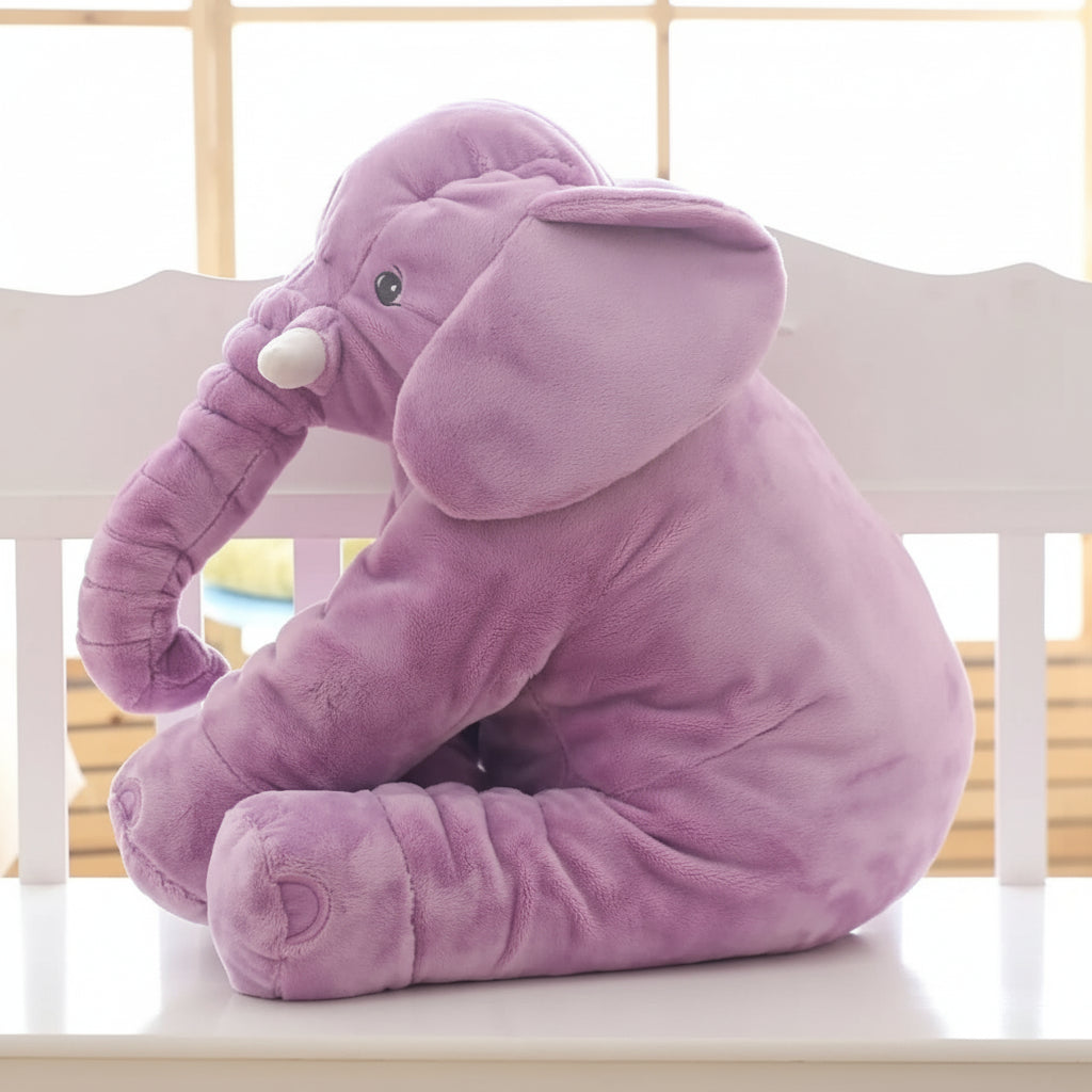 Plush Elephant Cuddle Pillow for Kids and Babies
