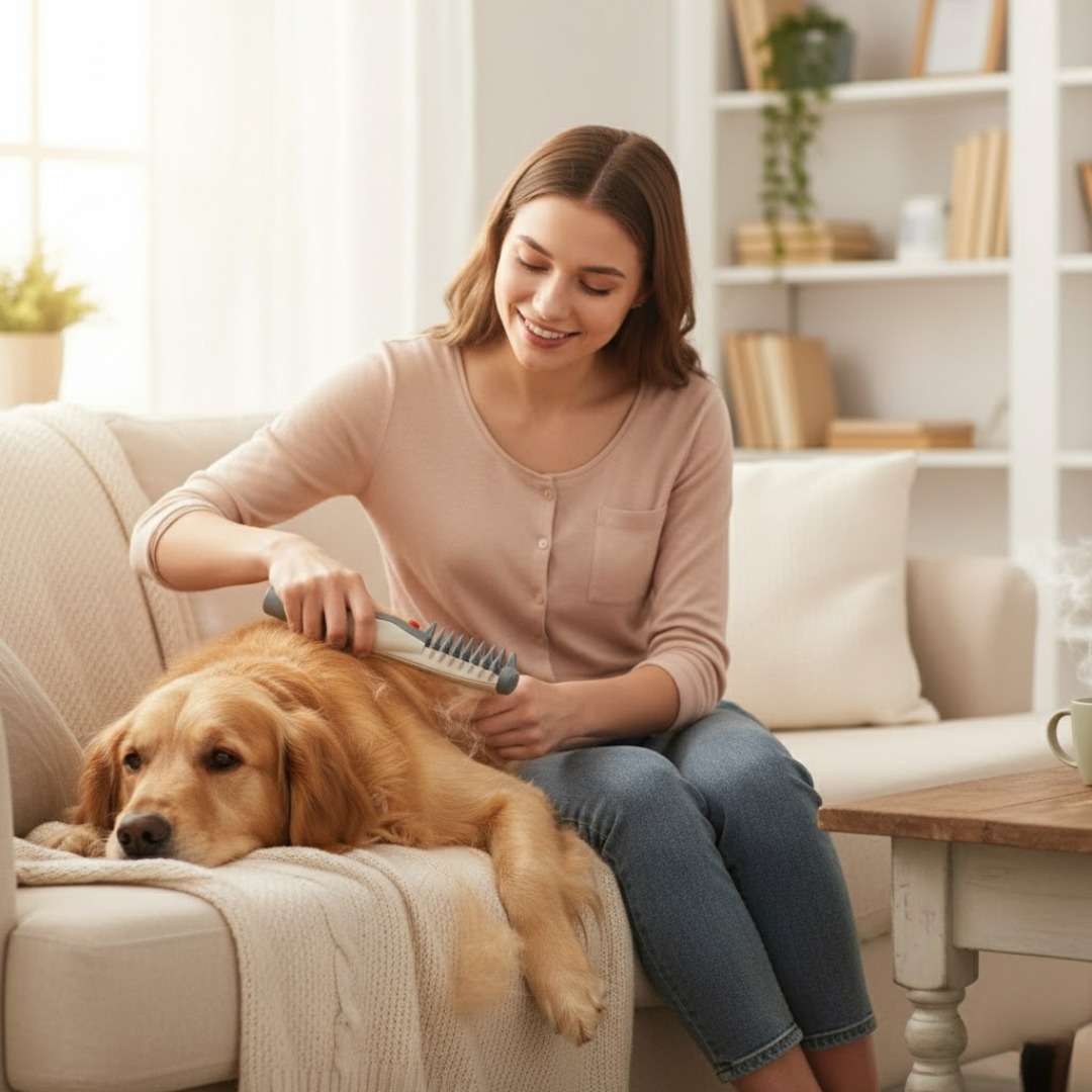 Gentle Pet Fur Trimmer for Tangles and Mats