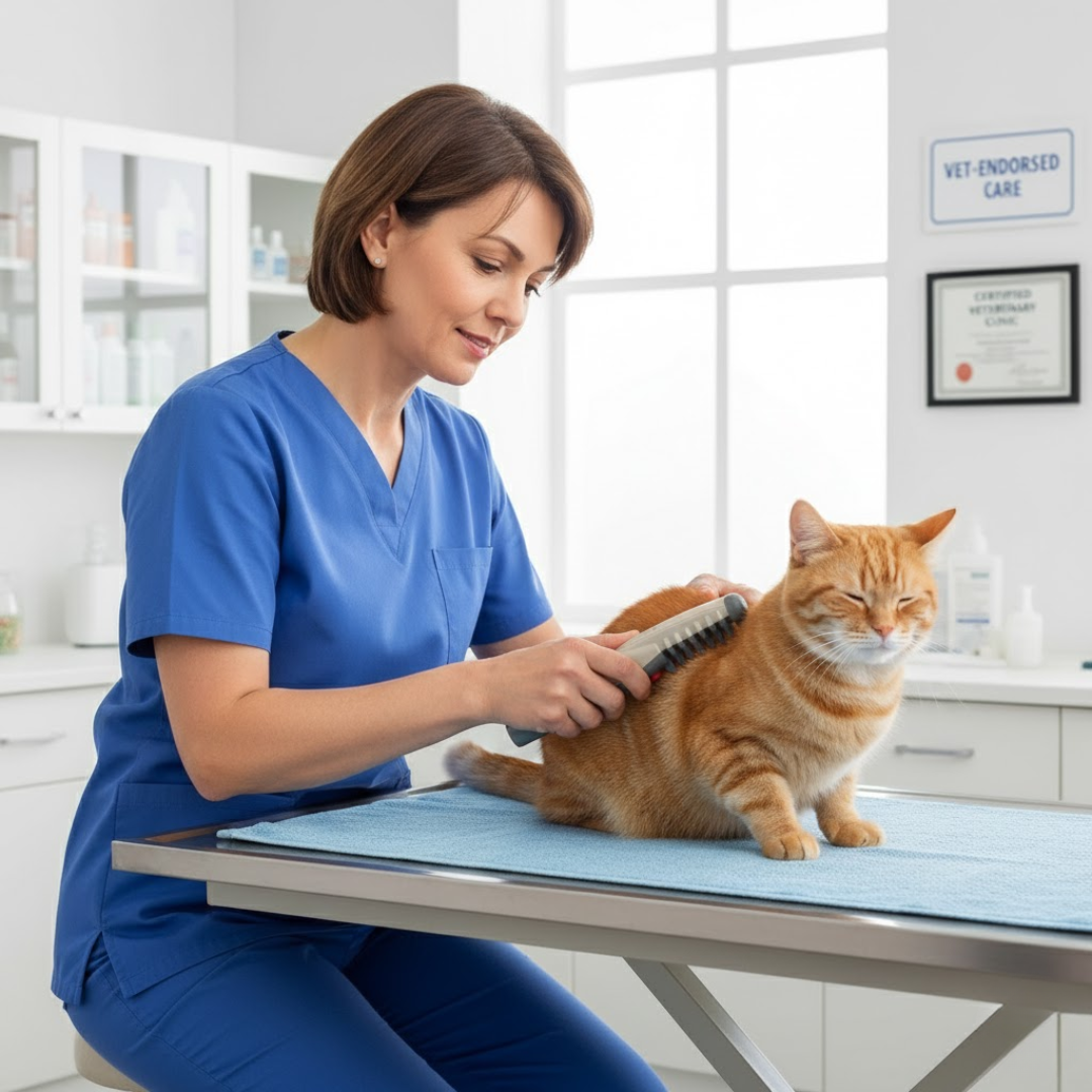 Gentle Pet Fur Trimmer for Tangles and Mats
