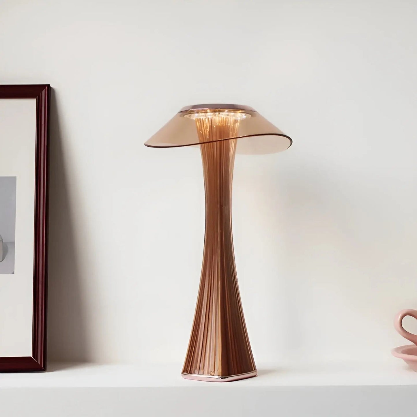 Rechargeable Touch Control Table Lamp with Adjustable Ambiance