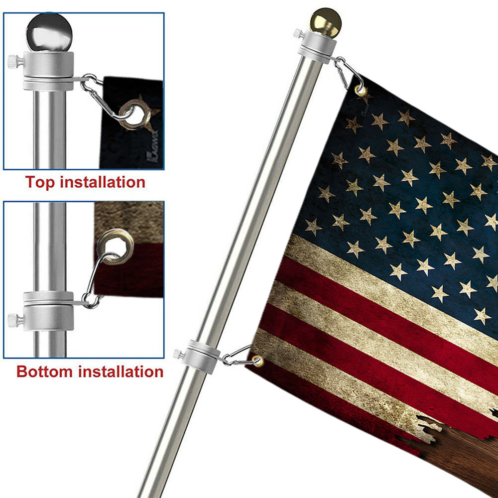 Black Angus Cattle Canvas Grommet Flag - Double-Sided, UV Resistant
