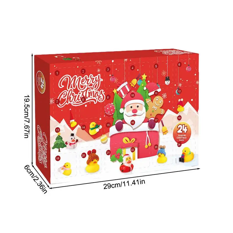 Christmas Countdown Advent Calendar with 24 Duck Surprises for Kids