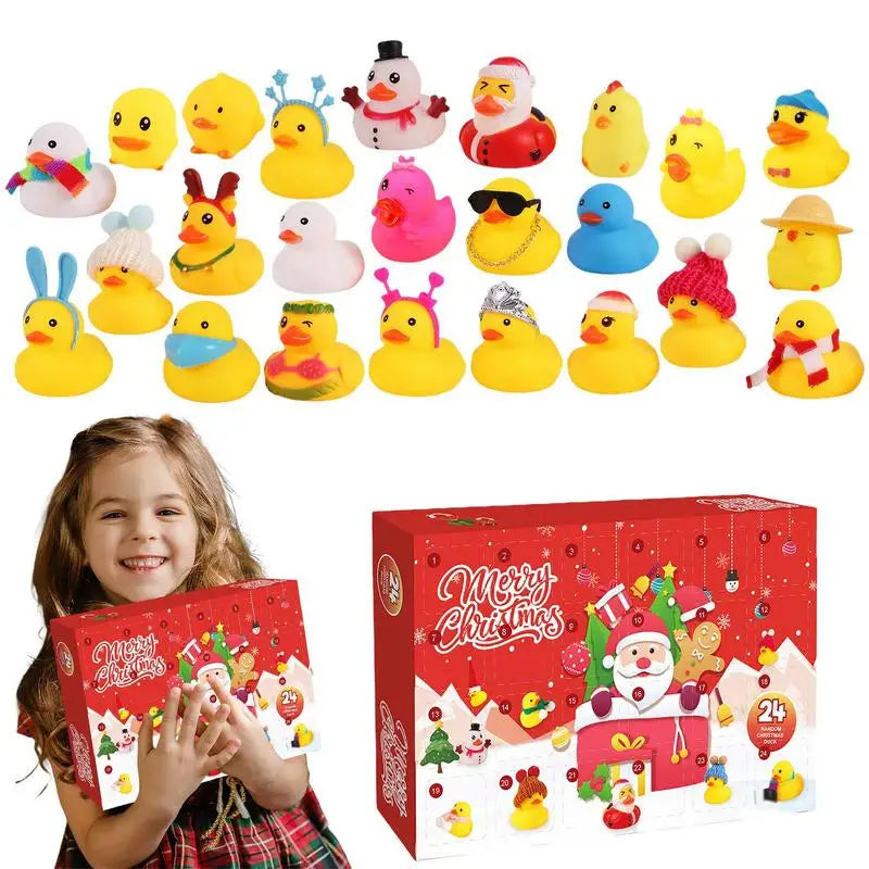 Christmas Countdown Advent Calendar with 24 Duck Surprises for Kids
