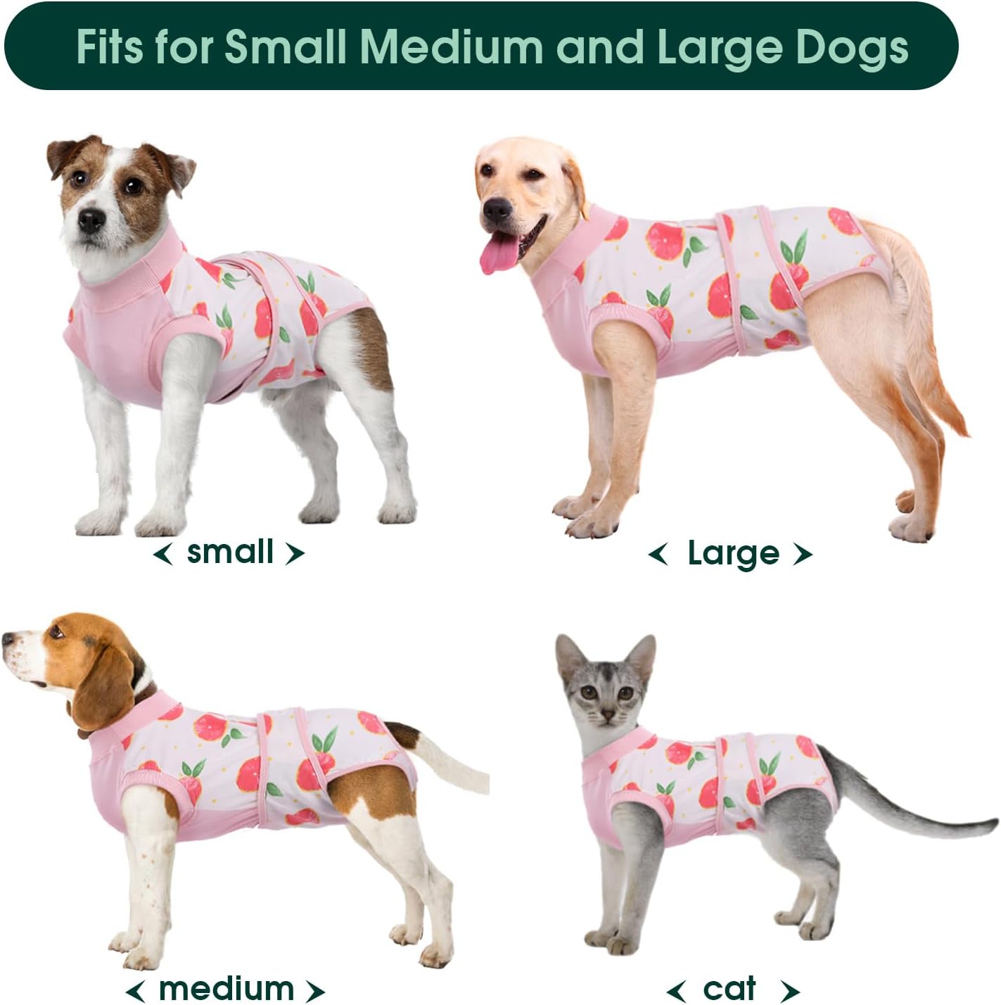 Quick Recovery Suit for Dogs and Cats – Post-Surgery Healing Shirt