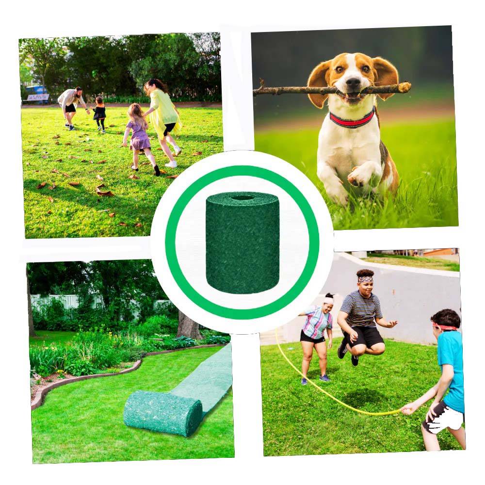 Biodegradable Grass Seed Mat with Moisture Retention
