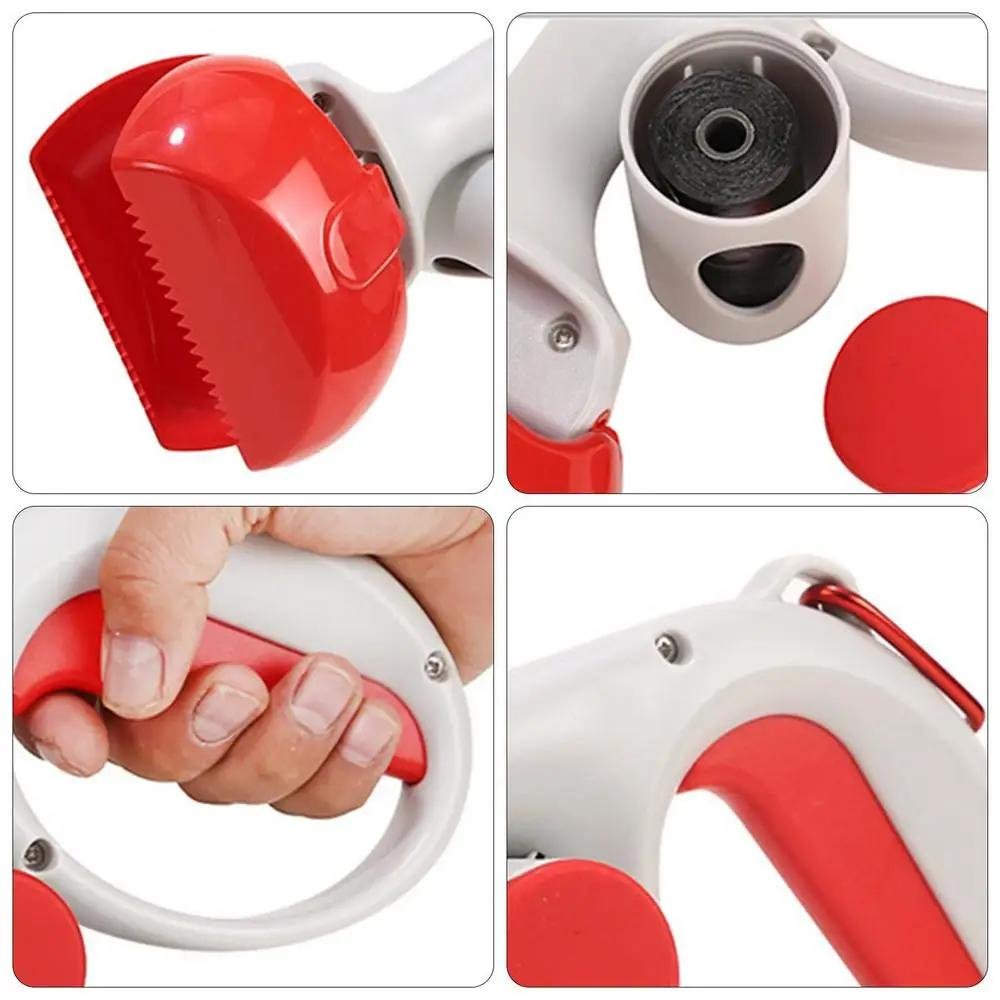 Portable One-Handed Pooper Scooper with Bag Dispenser
