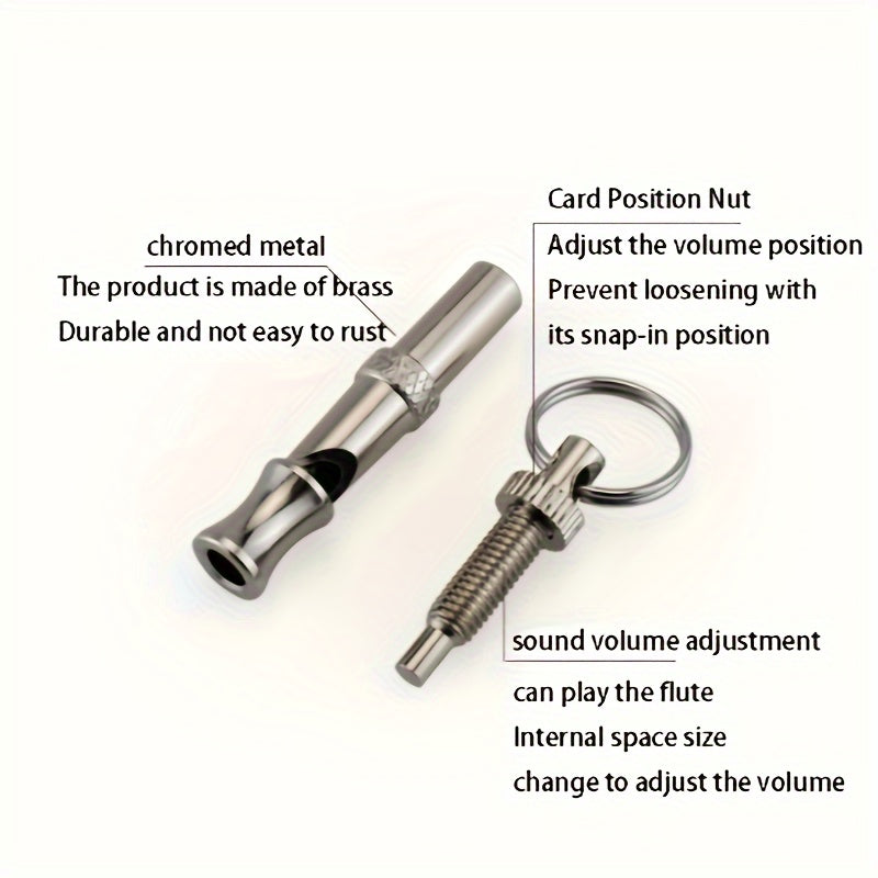 Durable Metal Dog Whistle for Clear Training Signals