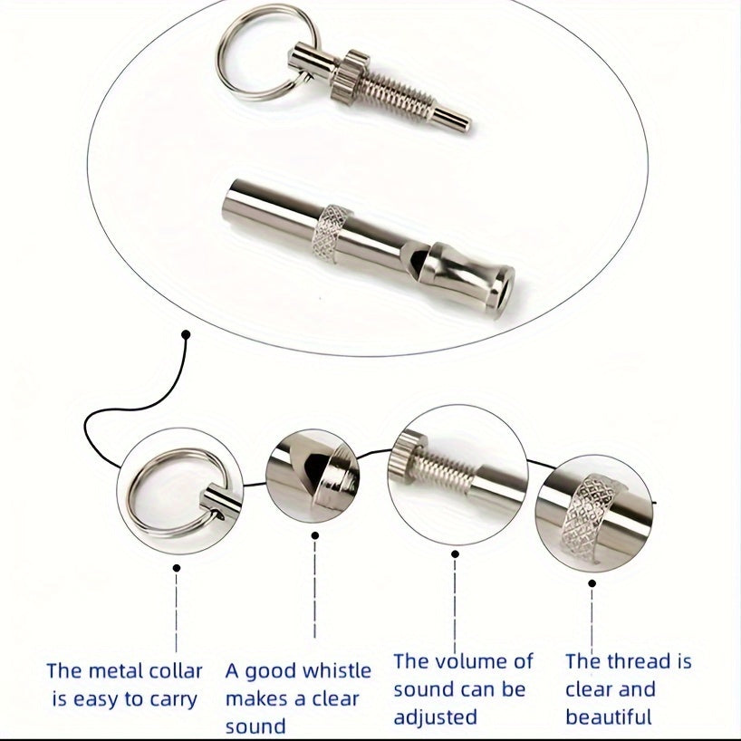 Durable Metal Dog Whistle for Clear Training Signals