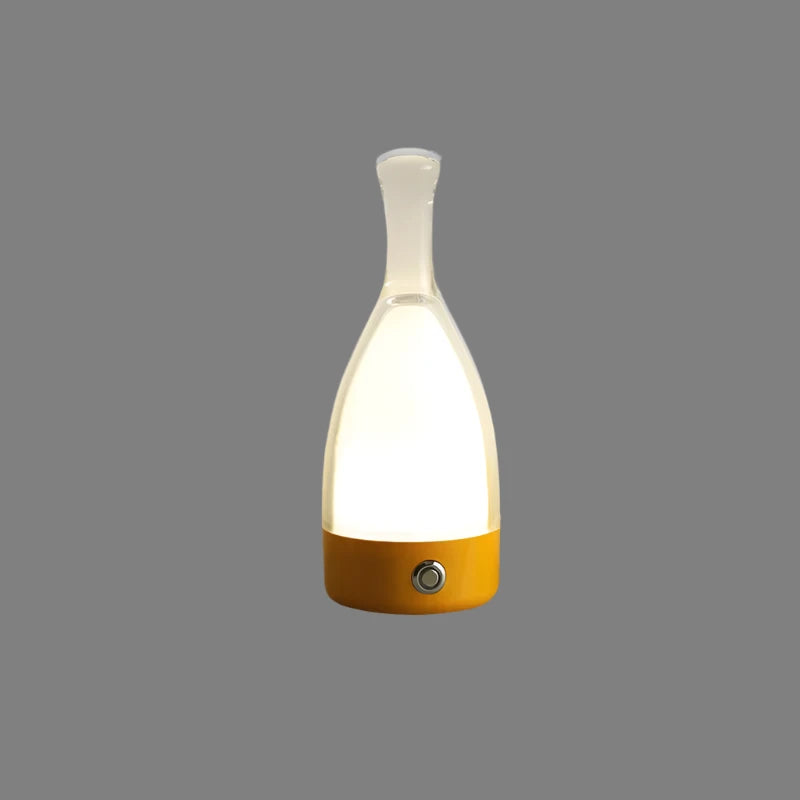 Wine Bottle Shaped USB Rechargeable Table Lamp
