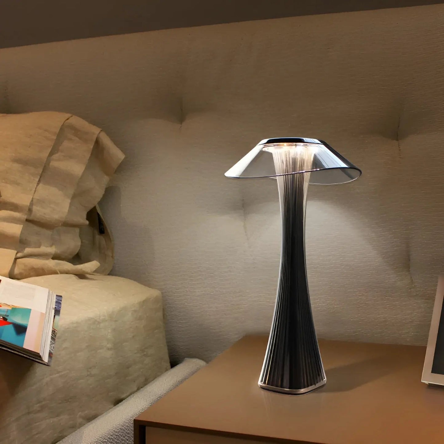 Rechargeable Touch Control Table Lamp with Adjustable Ambiance