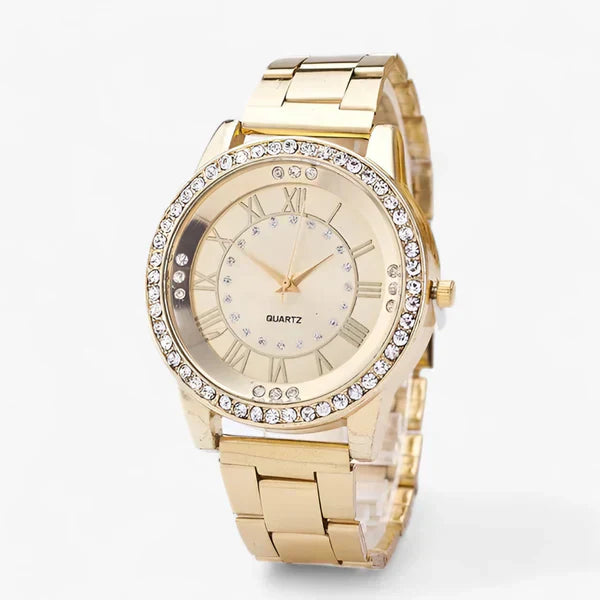Diamond-Accented Stainless Steel Ladies' Watch
