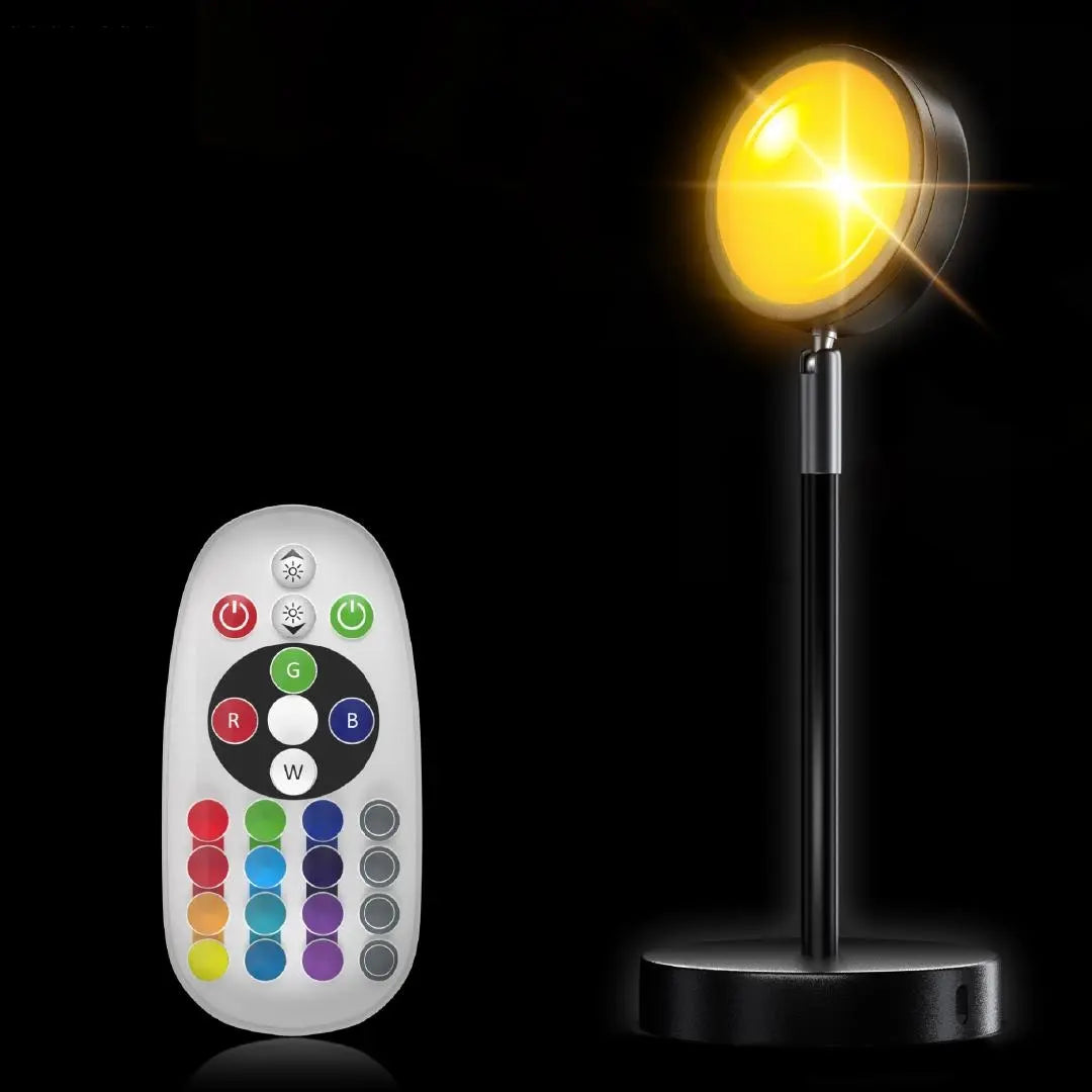 LED Sunset Projector with Remote Control – Adjustable Ambient Lighting