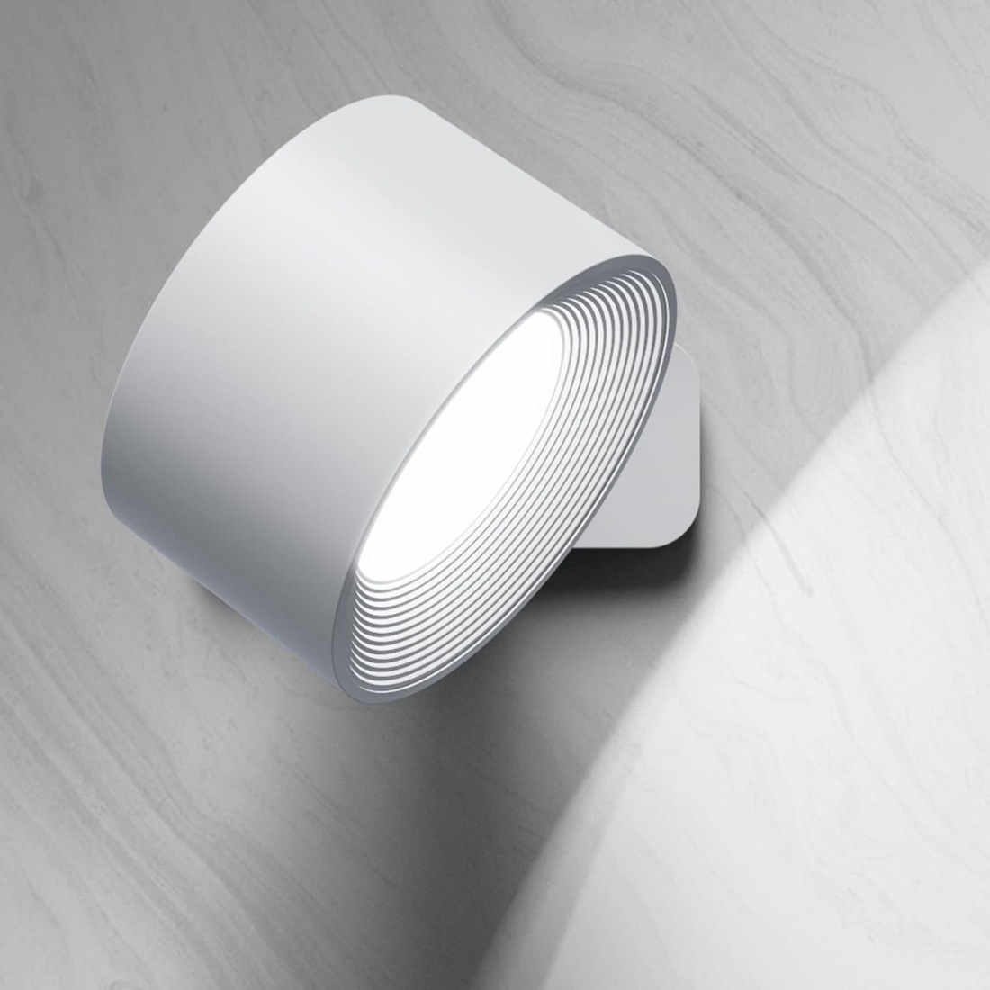Wireless Rechargeable Wall Lamp with Touch Control and 360° Adjustment