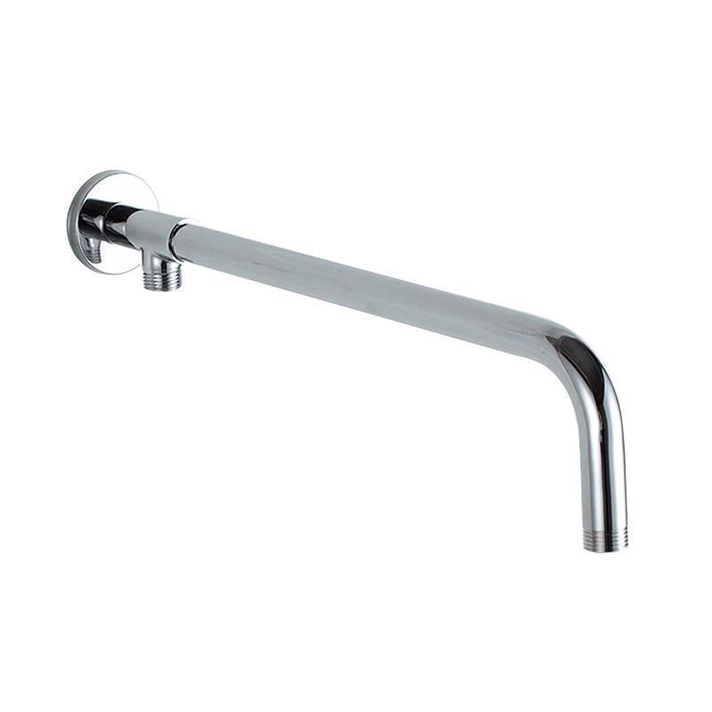Wall-Mounted Ultra Slim Rain Shower System with Adjustable Arm and Hose