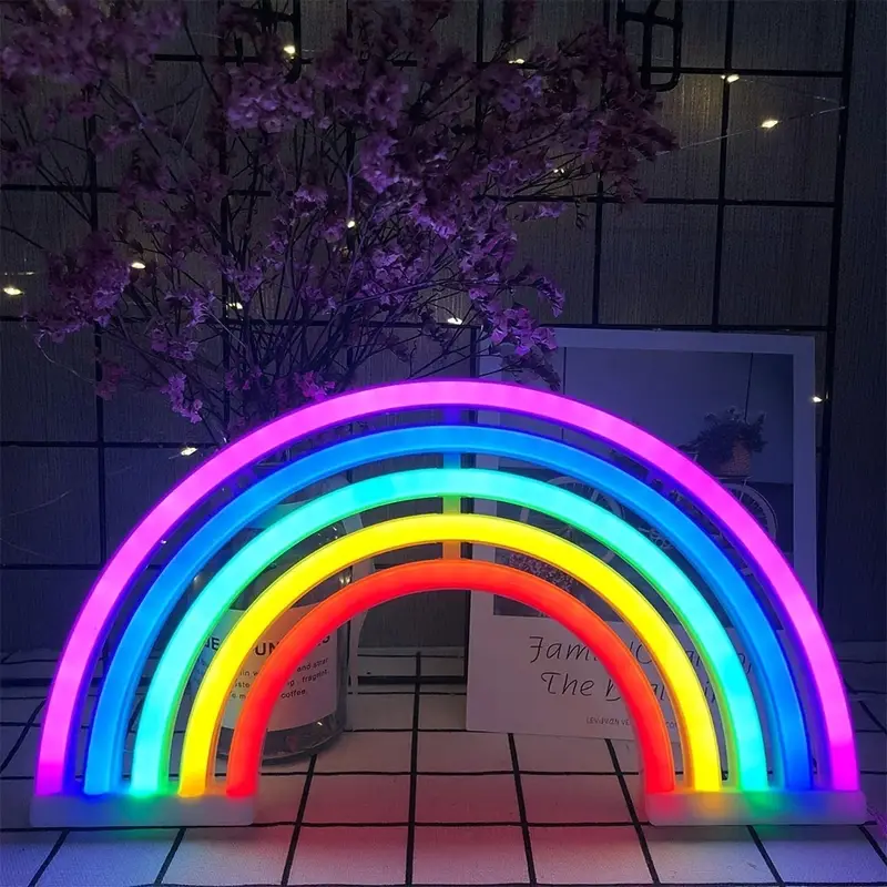Rainbow Night Light with Colorful Soothing Ambience