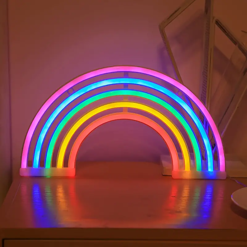 Rainbow Night Light with Colorful Soothing Ambience