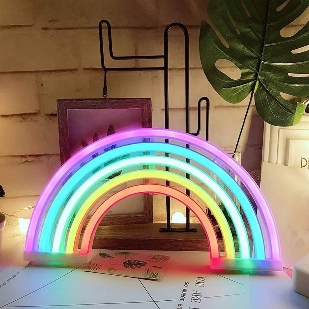 Rainbow Night Light with Colorful Soothing Ambience