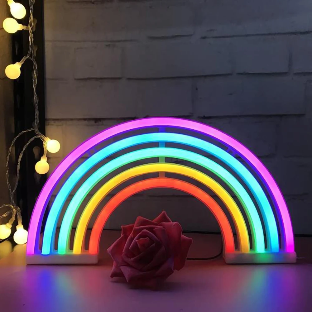 Rainbow Night Light with Colorful Soothing Ambience