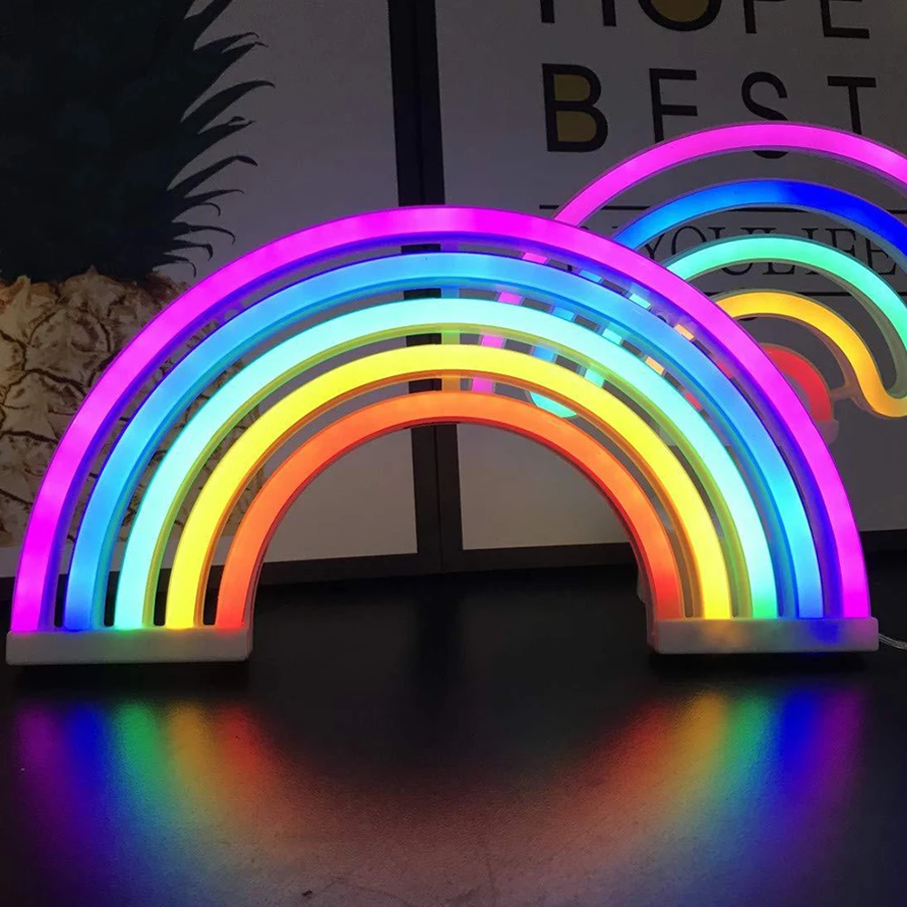 Rainbow Night Light with Colorful Soothing Ambience