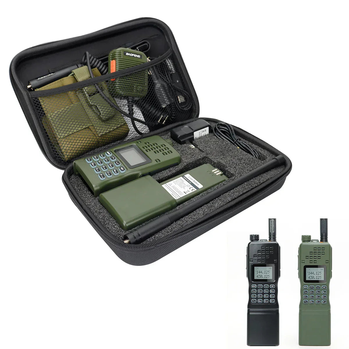 Long Range Walkie-Talkie with 128 Channels and 30-Day Battery