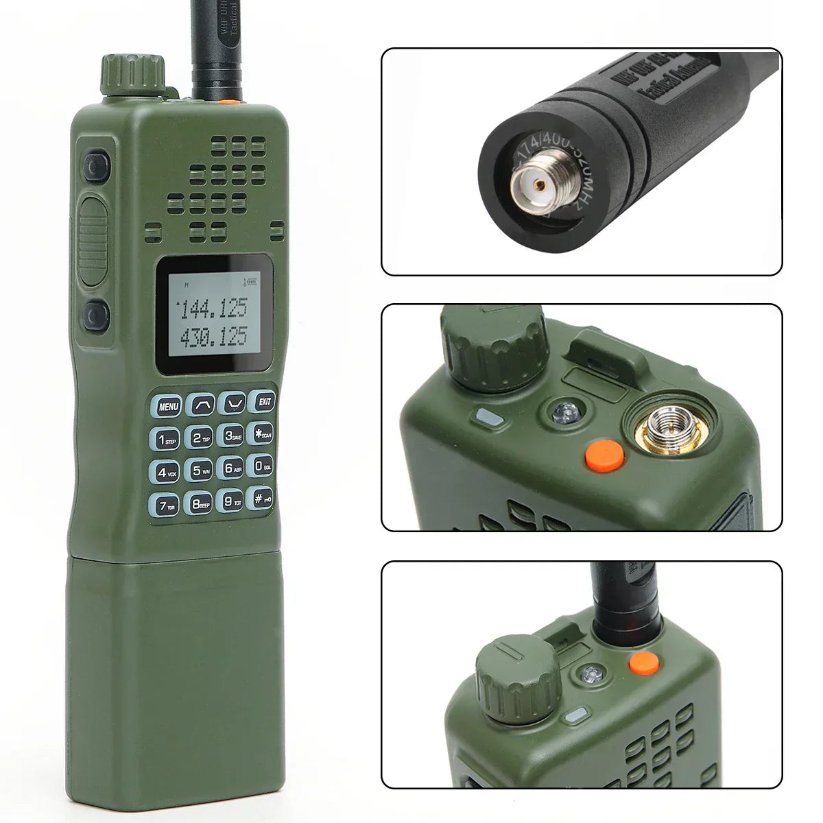 Long Range Walkie-Talkie with 128 Channels and 30-Day Battery