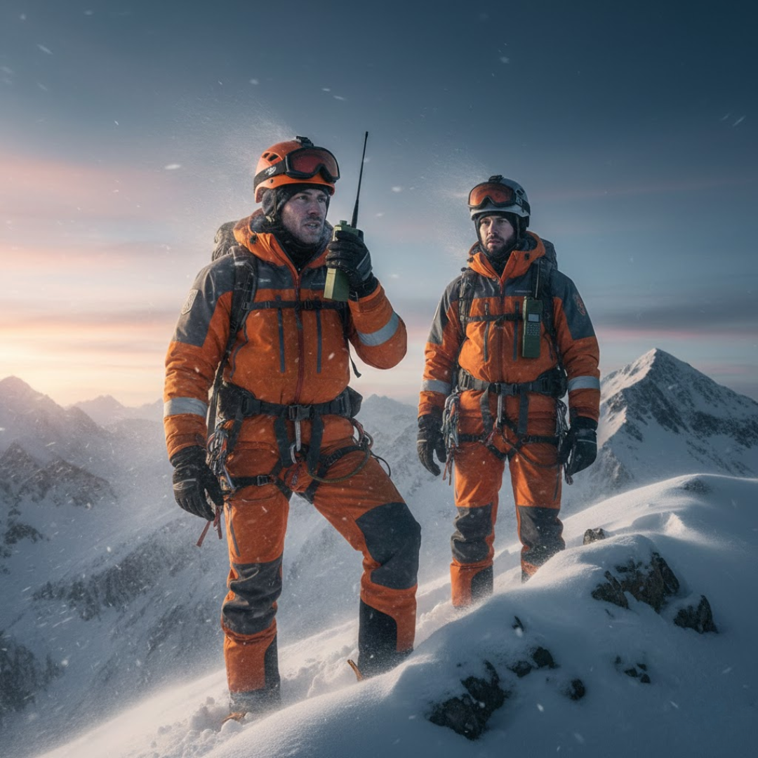 Long Range Walkie-Talkie with 128 Channels and 30-Day Battery