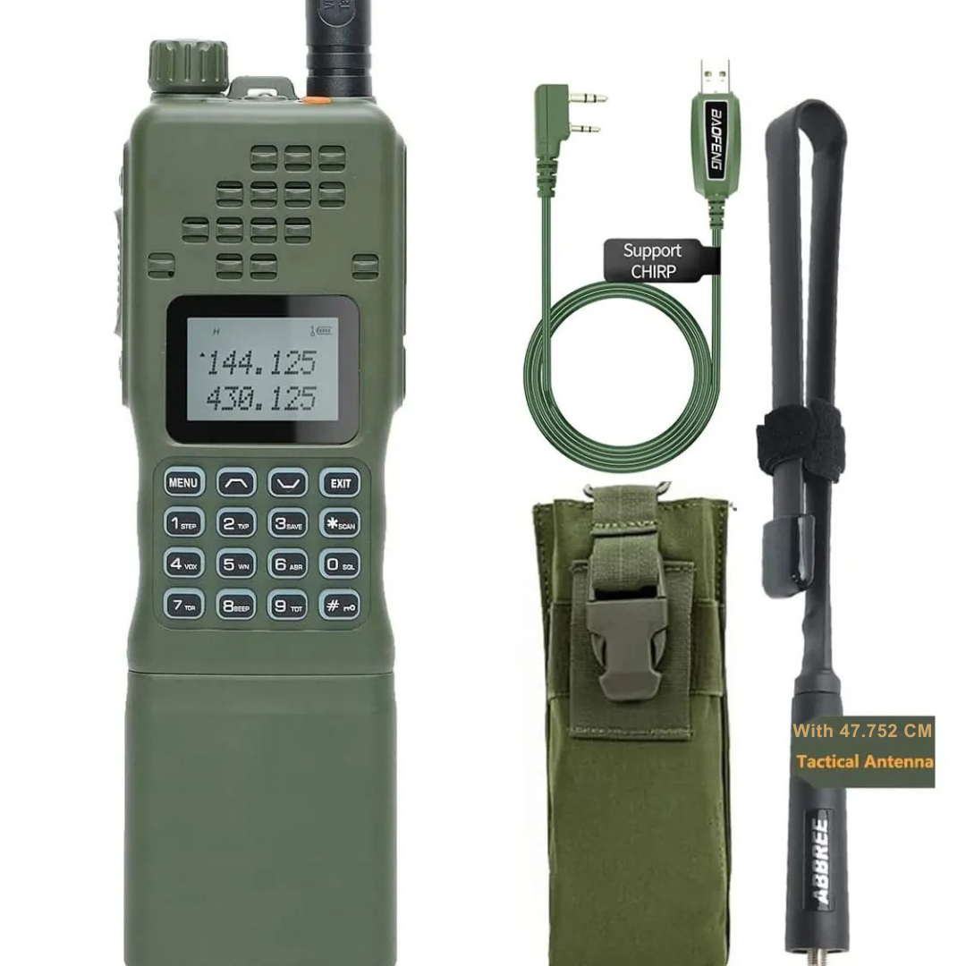 Long Range Walkie-Talkie with 128 Channels and 30-Day Battery