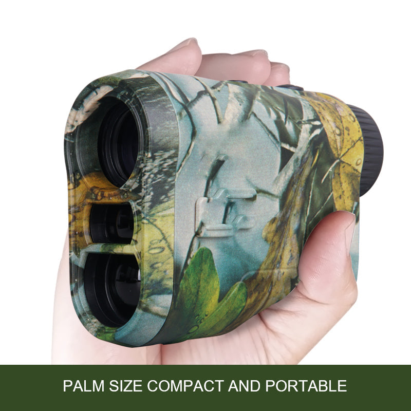 Compact Rechargeable Hunting Rangefinder with 7 Measurement Modes