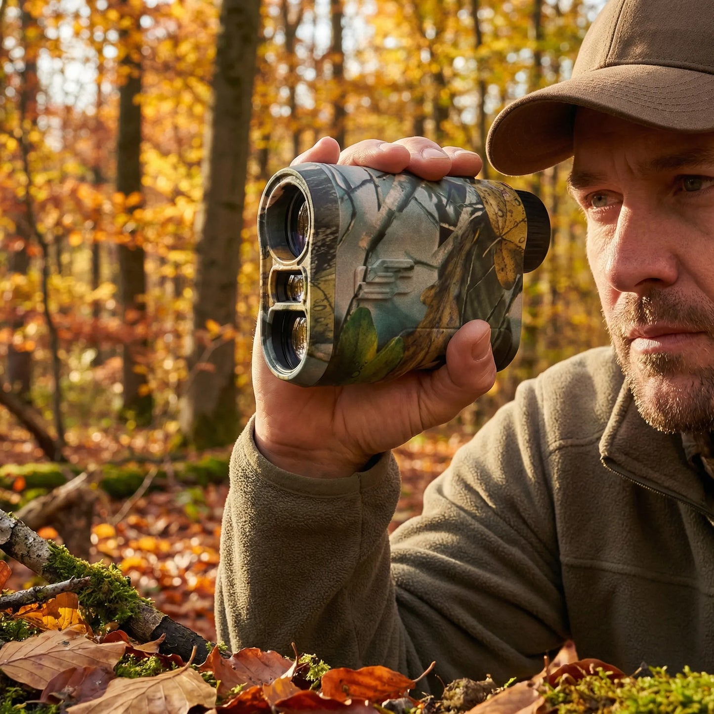 Compact Rechargeable Hunting Rangefinder with 7 Measurement Modes