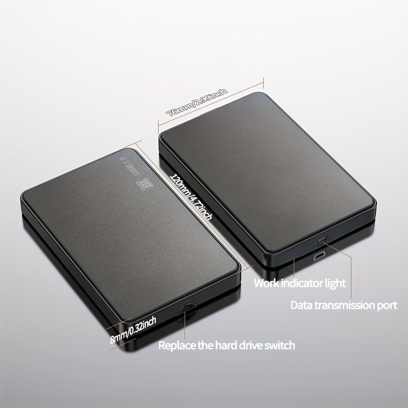 Portable USB Hard Drive with NTFS Compatibility