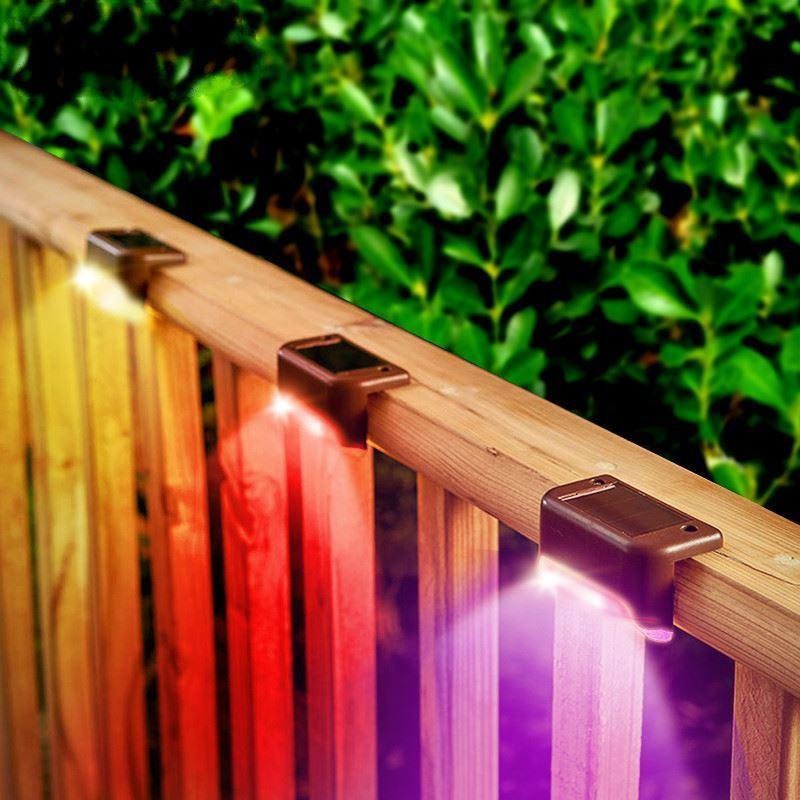 Solar Pathway Lights for Stairs and Walkways - 4 Pack
