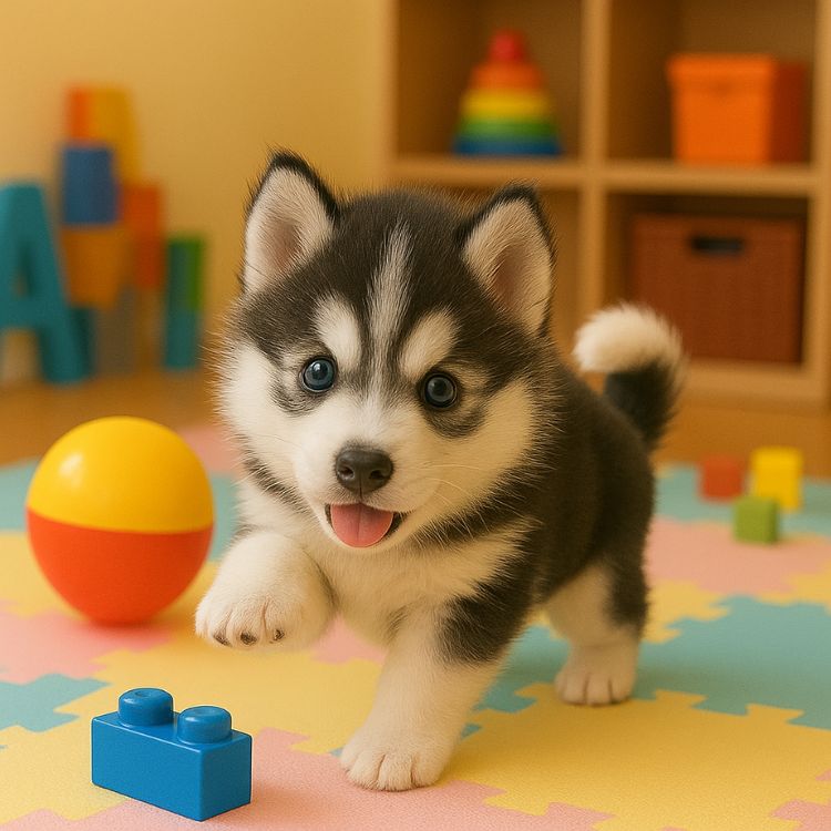 Interactive Plush Robot Dog with Realistic Movements and Sounds