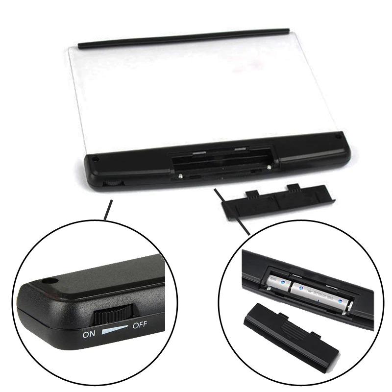 Black LED Book Light - Unique Chic Design