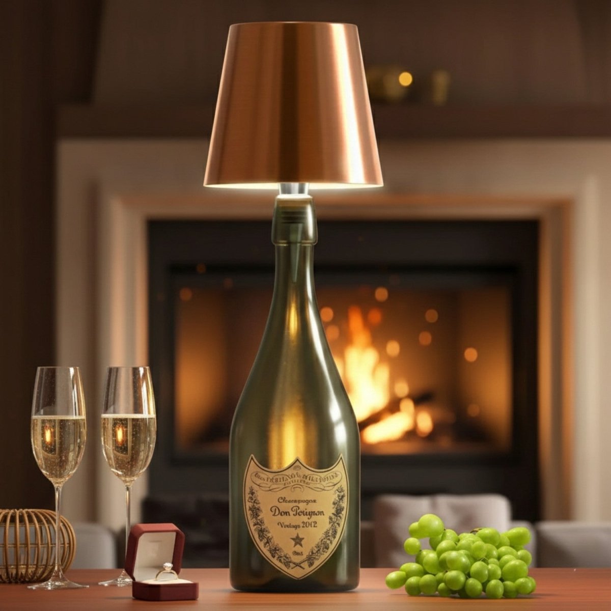 Rechargeable Wireless LED Bottle Lamp