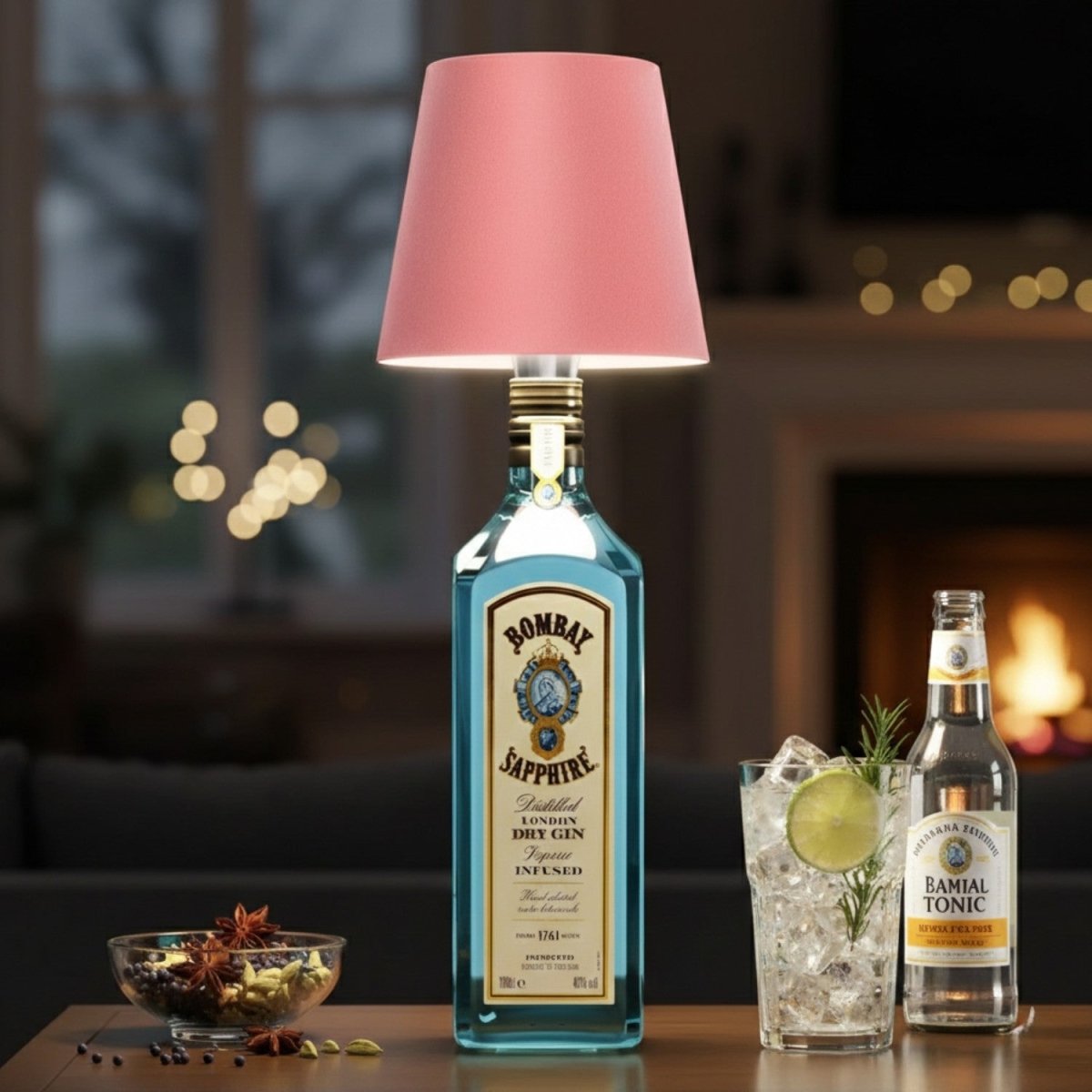 Rechargeable Wireless LED Bottle Lamp