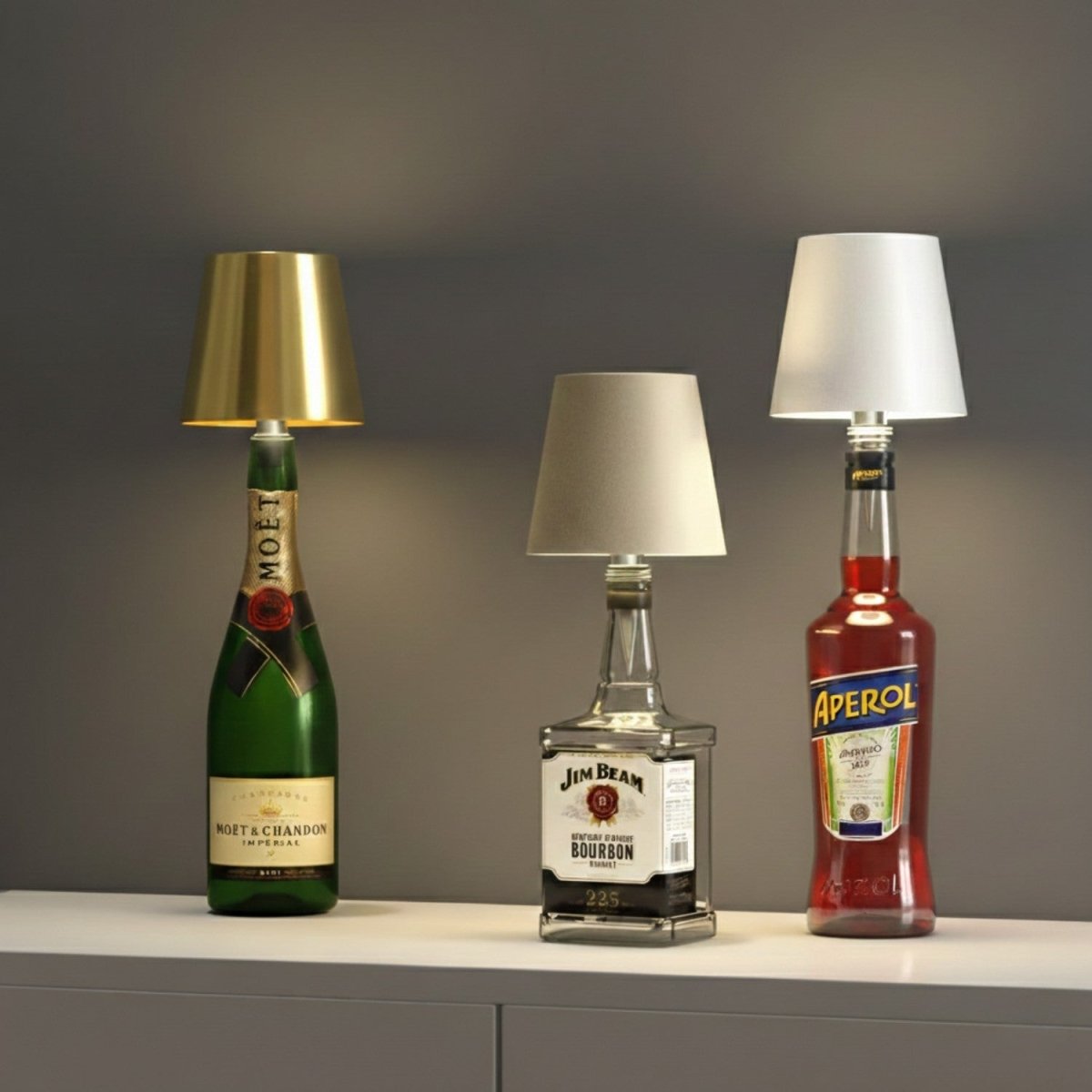 Rechargeable Wireless LED Bottle Lamp