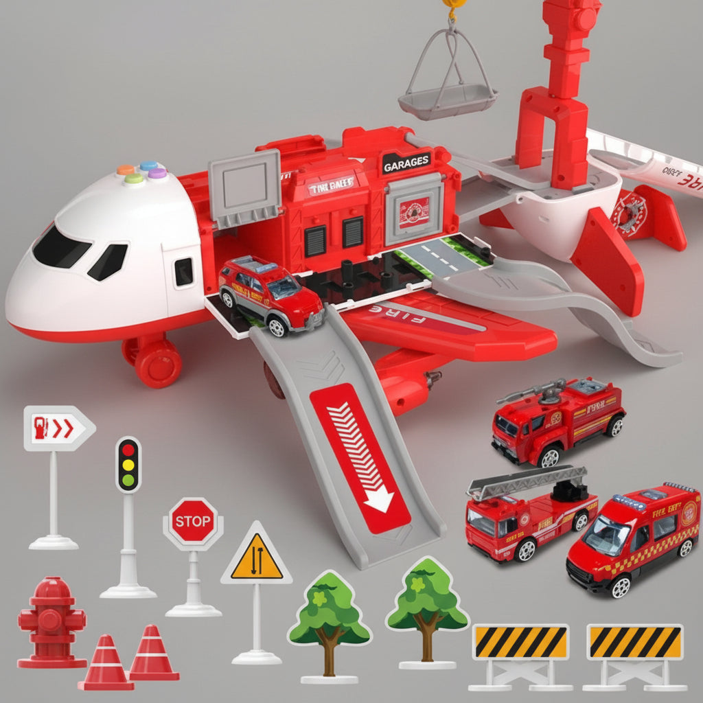 Adventure AirPlay Set - Interactive Airplane and Vehicle Toy for Kids