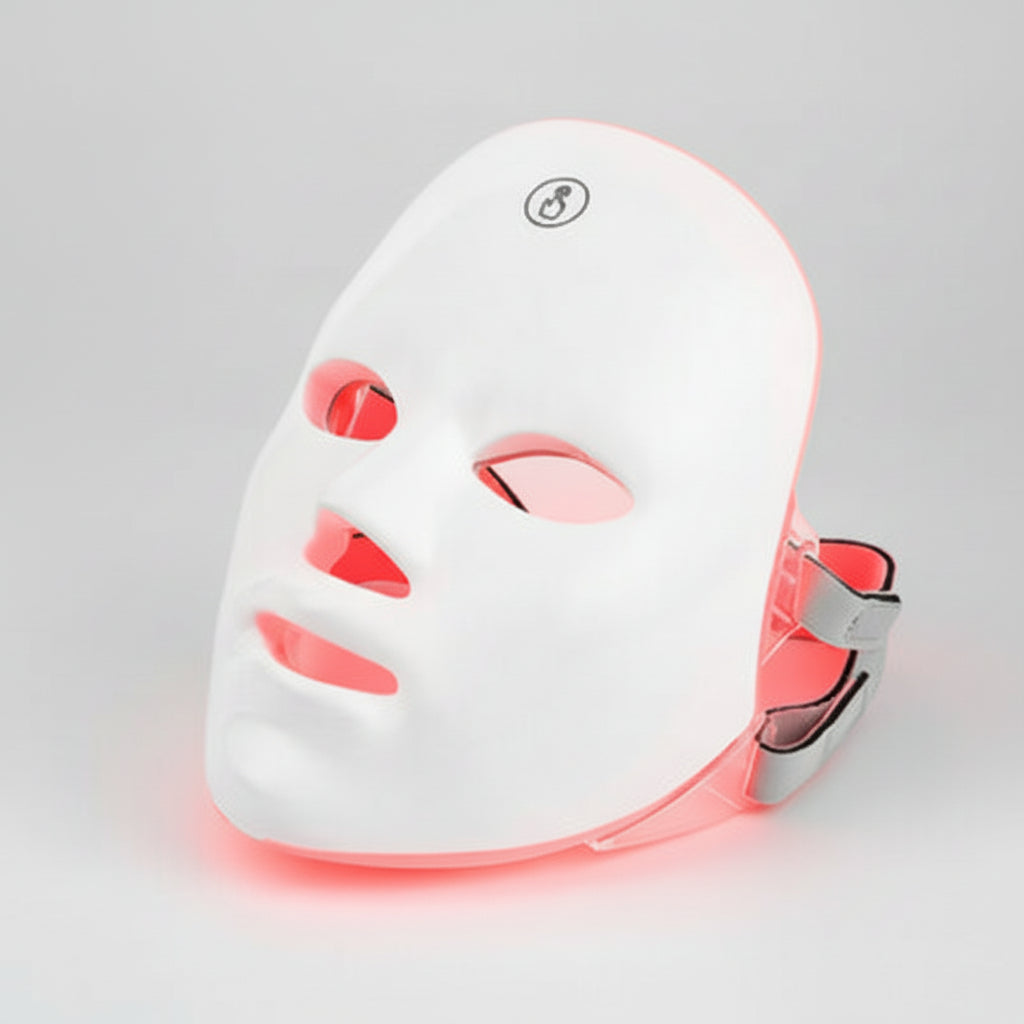 Rechargeable Red Light LED Facial Mask for At-Home Skincare