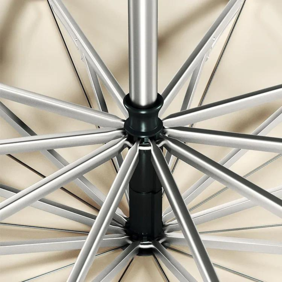 Compact Windproof Umbrella with Reflective Canopy