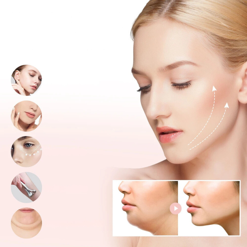 Microcurrent Facial Lifting Device for Fine Lines