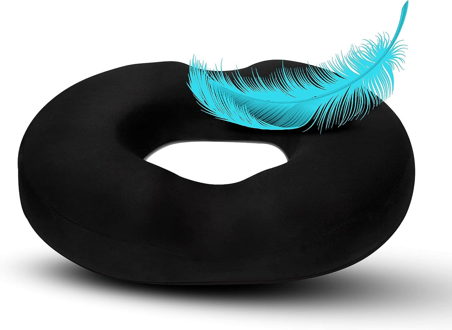 Ergonomic Donut Seat Cushion for Pain Relief and Comfort