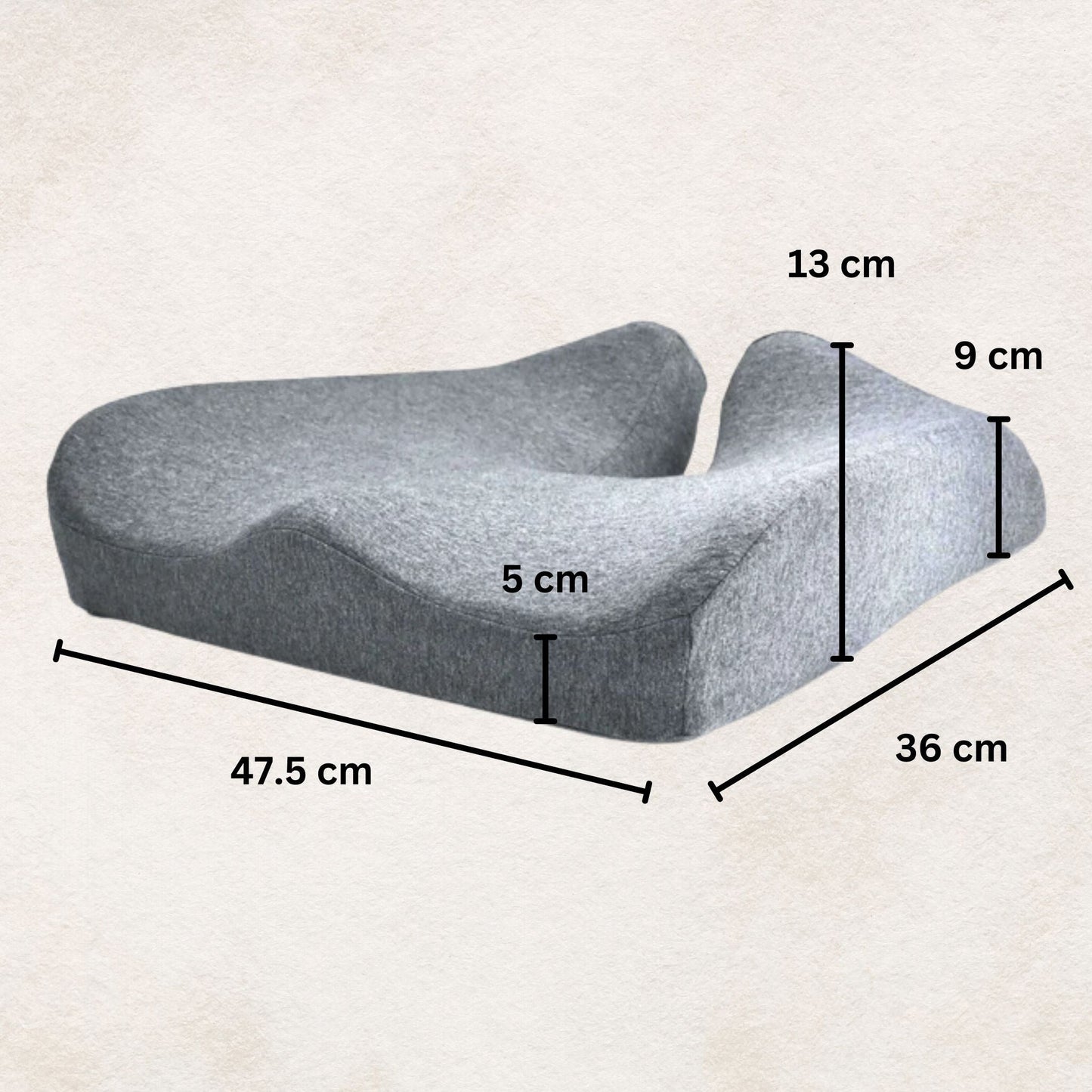 Orthopedic Pressure Relief Cushion for Back and Hips