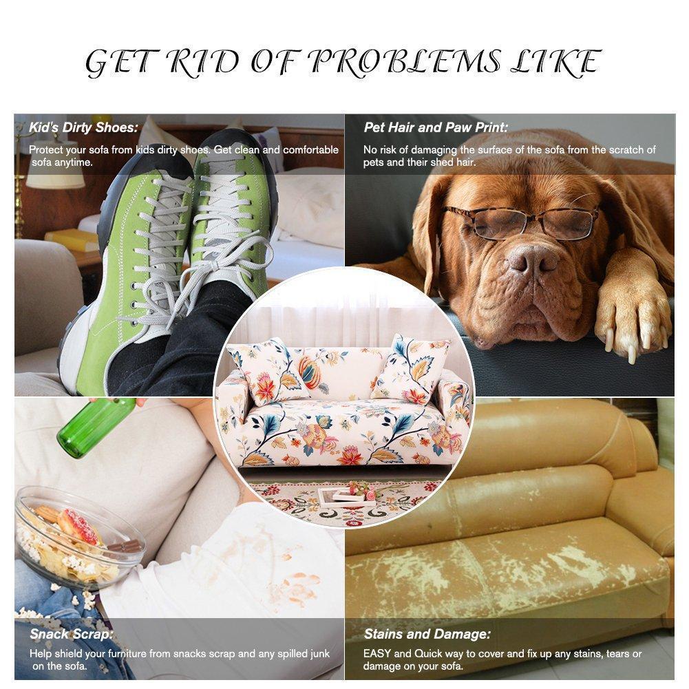Removable Stretch Sofa Cover with Unique Patterns