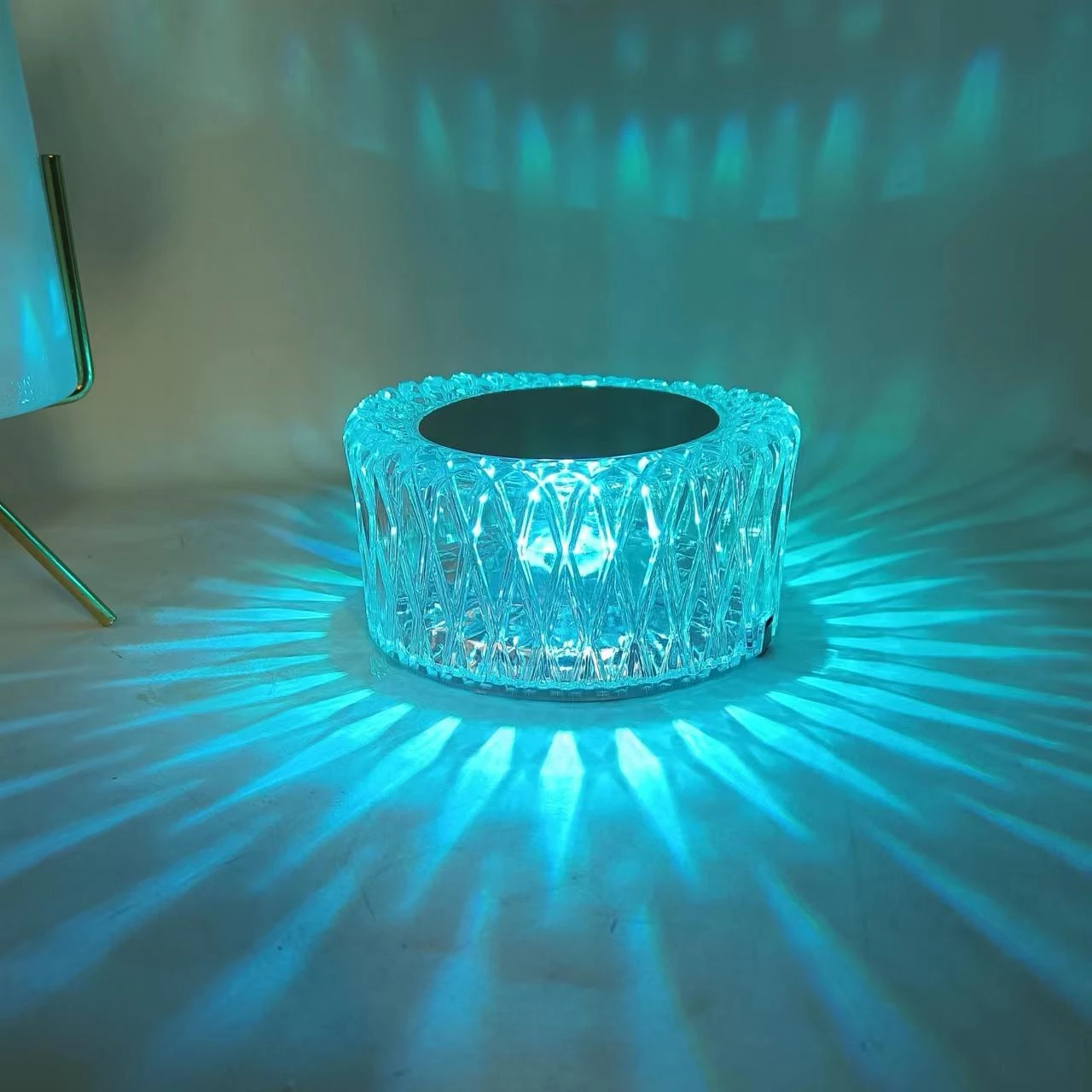 Bird Nest Crystal LED Table Lamp