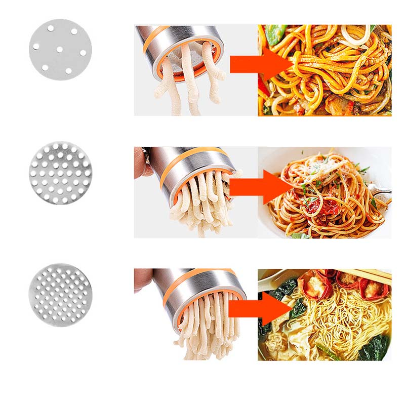 Manual Stainless Steel Pasta Maker for Fresh Noodles